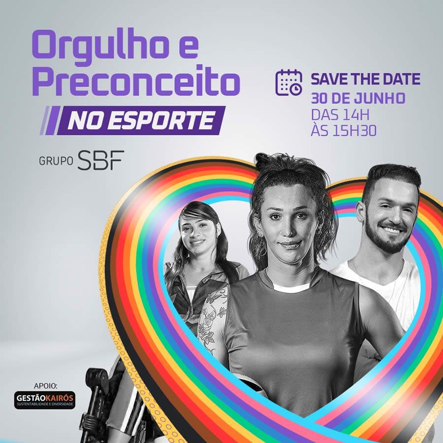 Grupo SBF promove bate-papo &#039;Orgulho e Preconceito no Esporte&#039;