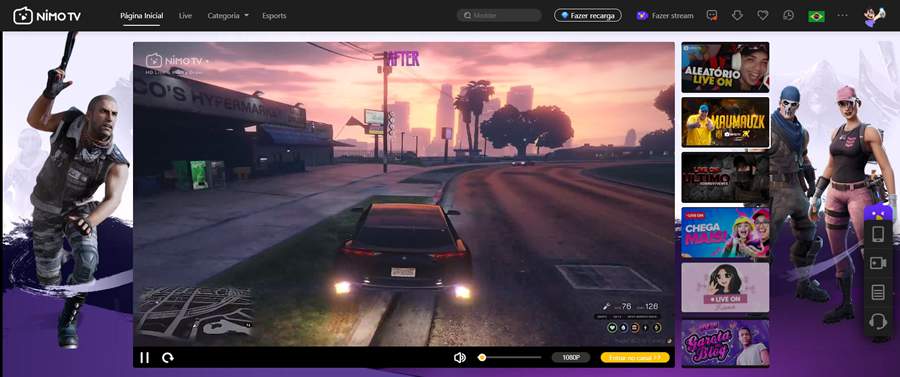 Nimo TV possui 5,5 mil streamers transmitindo todos os dias apenas no Brasil