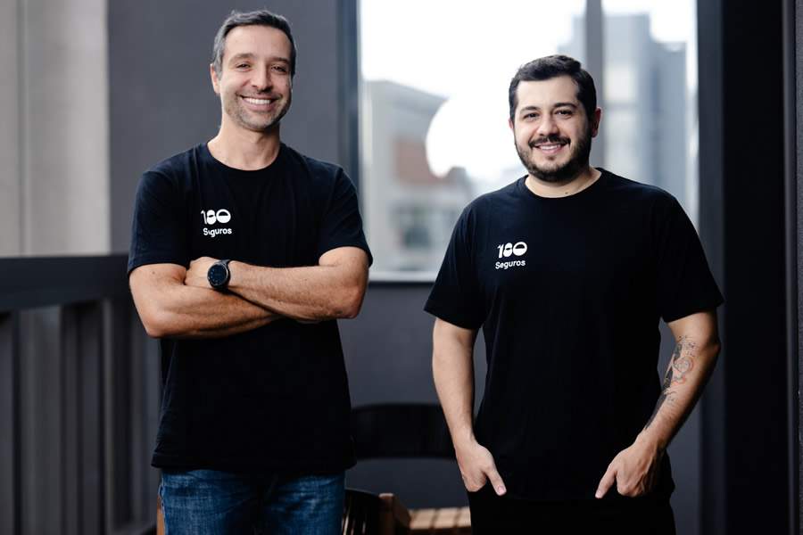   Mauro D'Ancona e Franco Lamping, fundadores da 180 Seguros - Divulga&ccedil;&atilde;o