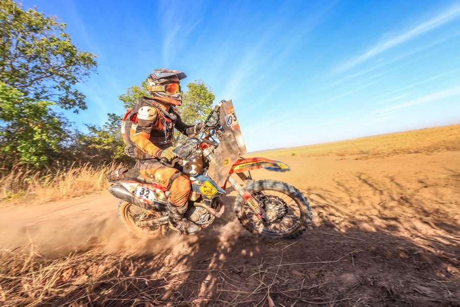 Miotto (SBC/SP) andou entre os ponteiros da Moto 3 durante todo o Sert&otilde;es (Vandrei Stephanie/Fotop)