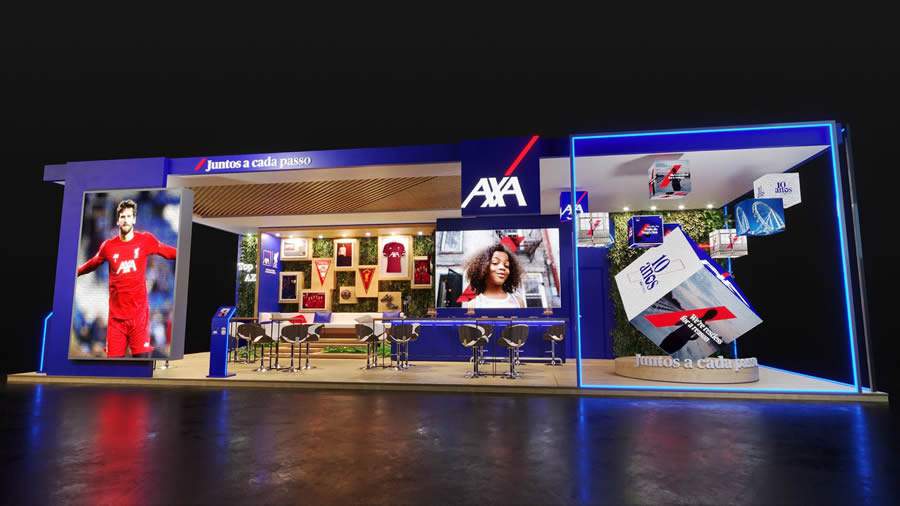 Estande da AXA na Conec 2025 - Divulgação