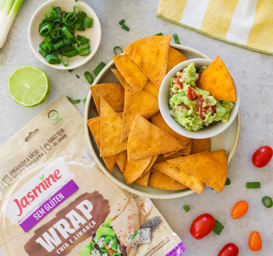 Nachos à base de Wrap - Marca Jasmine - Divulgação