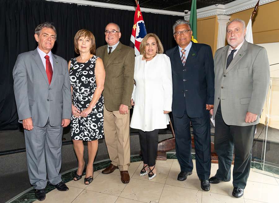 Diretoria do  CCS-SP: Nilson Moraes, Ivone Elise Gonoretske, Evaldir Barboza de Paula, Raquel Gomes, Jorge Teixeira Barbosa e Nilson Arello Barbosa. 