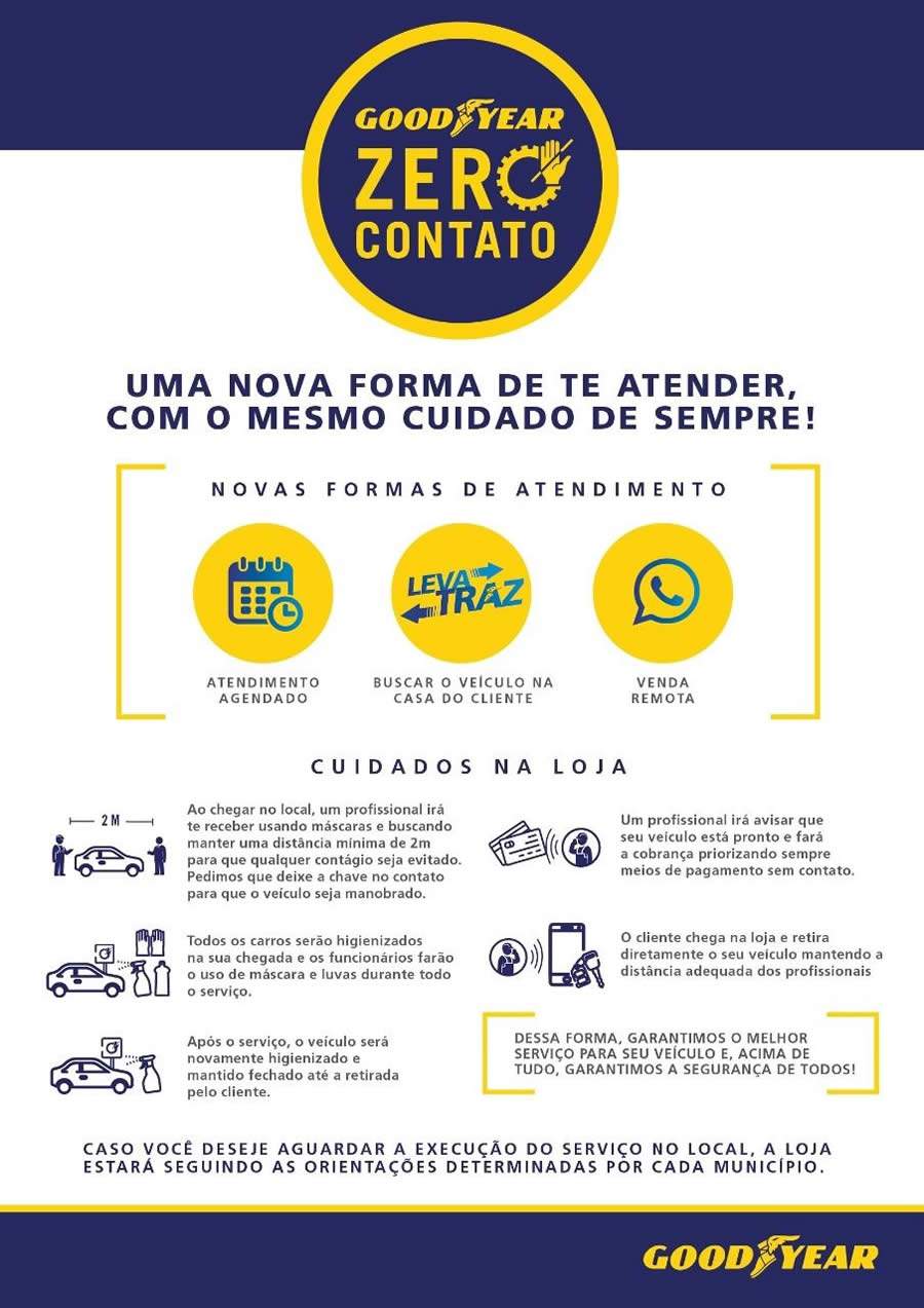 Goodyear reforça campanha Zero Contato com vídeo