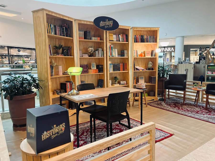 Campanha “Histórias Sem Fim” do Shopping Palladium Curitiba arrecada livros em bom estado de conservação - Créditos: Divulgação
