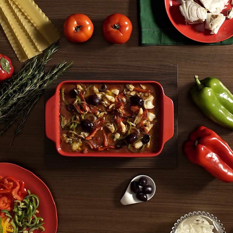 Lasanha de Bacalhoada - Marca Adria Divulgação