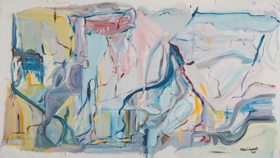 "A Gota do Orvalho", quadro de Patr&iacute;cia Carparelli