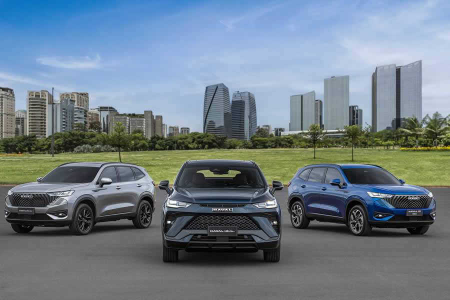 Linha Haval H6, da GWM, bateu recorde e foi pelo segundo m&ecirc;s consecutivo l&iacute;der de vendas no segmento de carros eletrificados no Pa&iacute;s, com 969 unidades