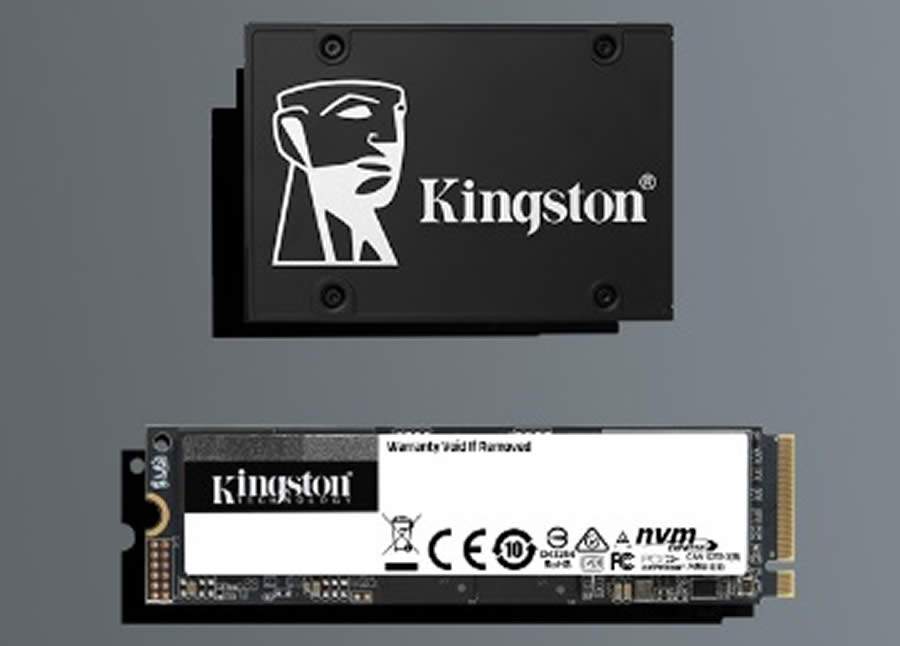 SSDs SATA e NVMe da Kingston - Foto: Divulgação/ Kingston