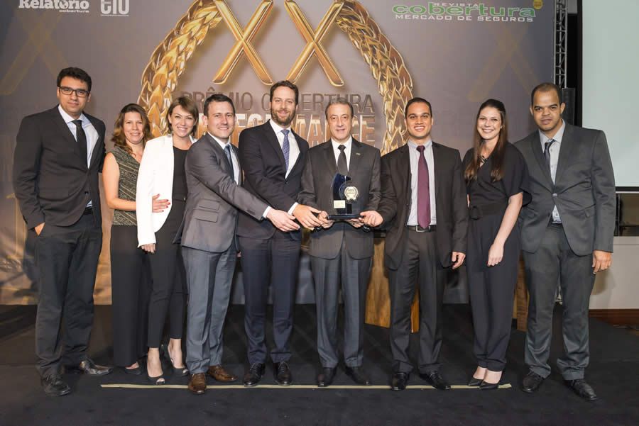 Legenda da Foto: David Somlo, Head de Clima &amp; Agro da Swiss Re Corporate Solutions, e sua equipe.