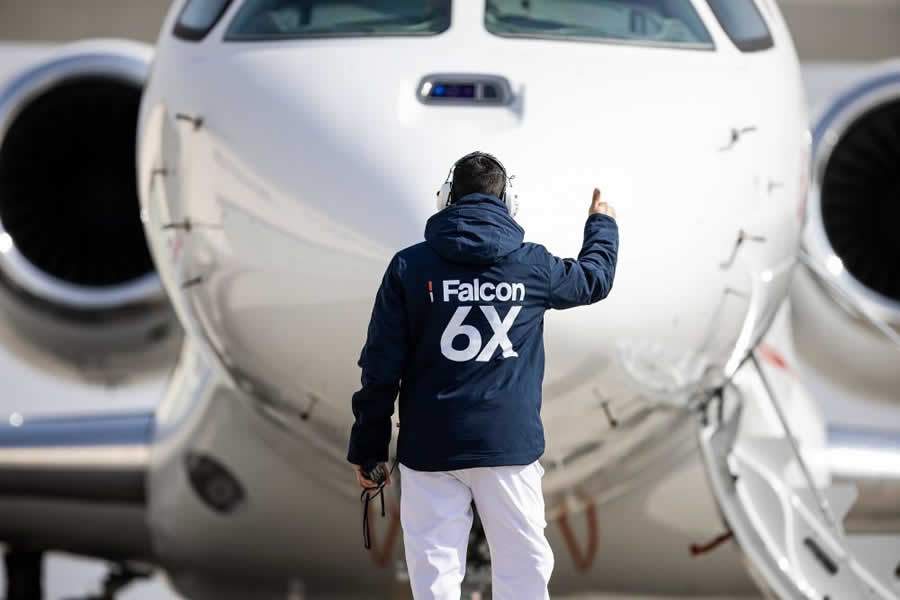Falcon 6X Realiza seu Primeiro V&ocirc;o