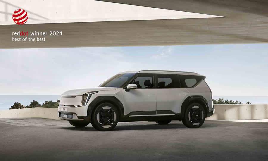 Kia EV9 vence pr&ecirc;mio Red Dot &lsquo;&lsquo;Best of the Best&rdquo;