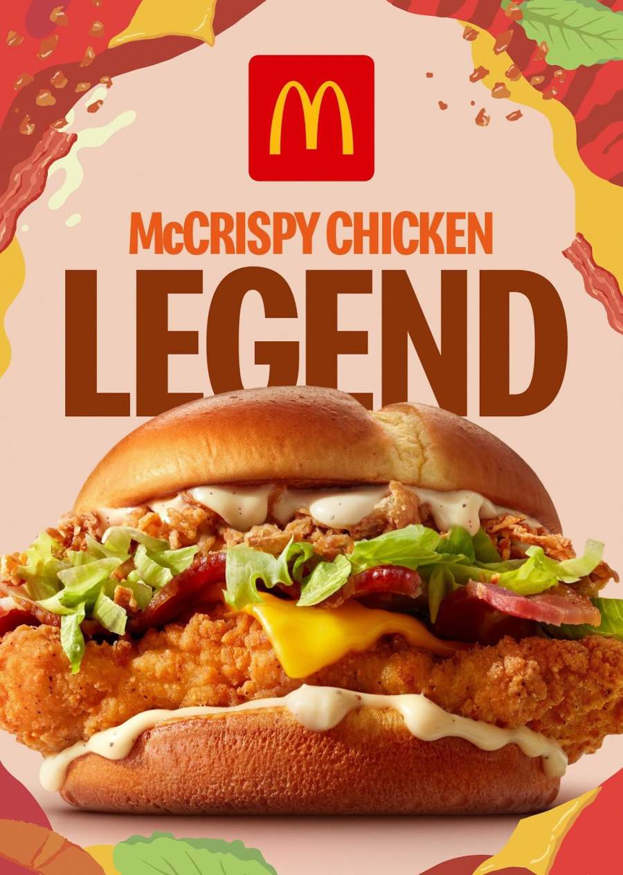 McDonald’s apresenta novo McCrispy Chicken Legend