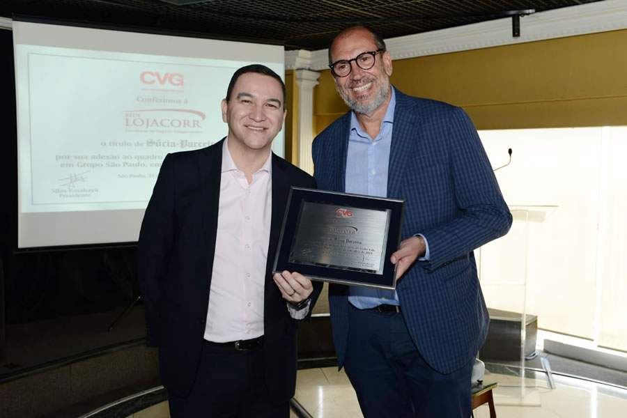 Silas Kasahaya (CVG-SP) e Luiz Longobardi Filho (Lojacorr)