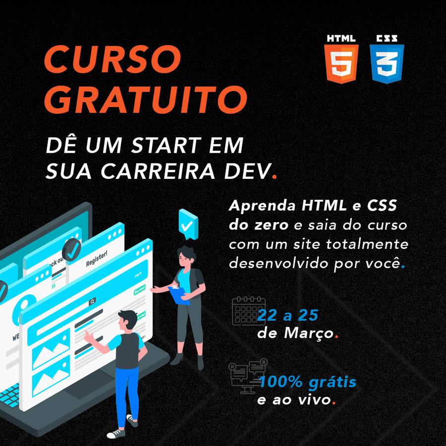 Escola de programa&ccedil;&atilde;o oferece 20 mil vagas gratuitas para aprender HTML e CSS