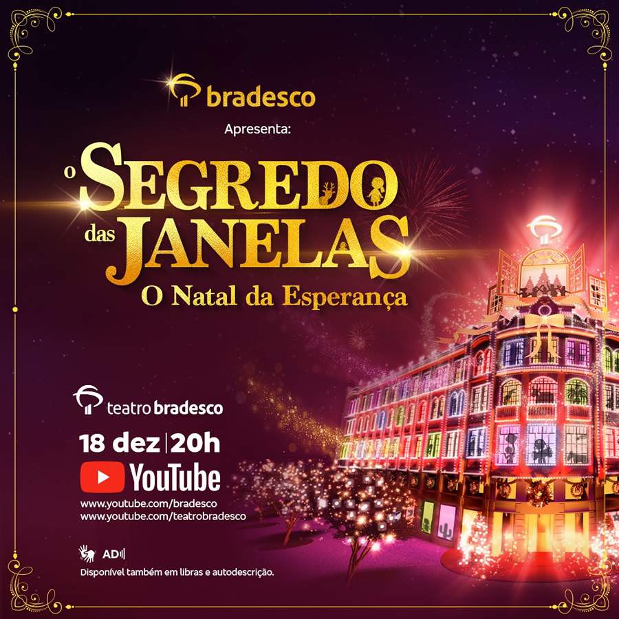 Teatro Bradesco Transmite Apresenta&ccedil;&atilde;o de Natal do Pal&aacute;cio Avenida Pelo Youtube