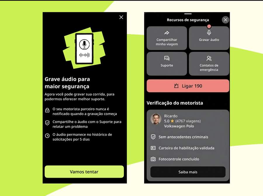 inDrive anuncia novo recurso de grava&ccedil;&atilde;o de &aacute;udio para tornar corridas mais seguras
