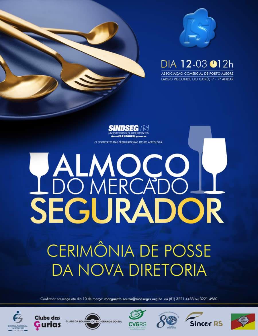 Nova diretoria do SINDSEGRS toma posse dia 12 de mar&ccedil;o