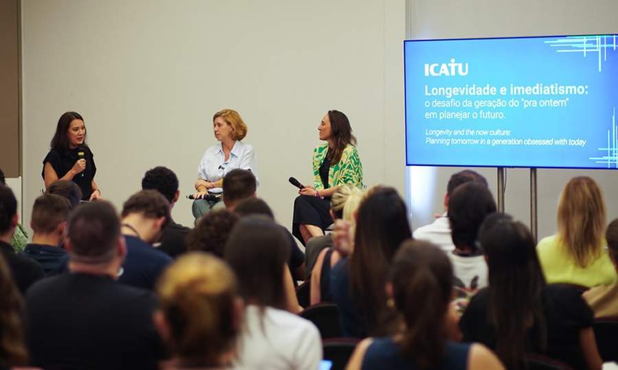 Masterclass "Longevidade e imediatismo: o desafio da gera&ccedil;&atilde;o do 'pra ontem' em planejar o futuro" promovida pela Icatu Seguros. Cr&eacute;dito: Divulga&ccedil;&atilde;o / Joe Silva