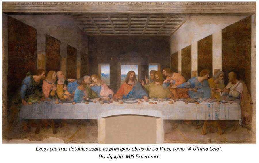 Leonardo Da Vinci - 500 Anos de um G&ecirc;nio se despede do MIS Experience em 18/07
