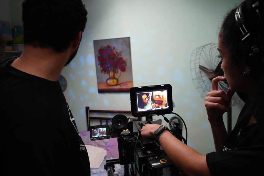 Cena da produ&ccedil;&atilde;o do curta-metragem &ldquo;Omin&rdquo;, de 2025 | Cr&eacute;dito: Yuri Silvestre e Karen Izuno