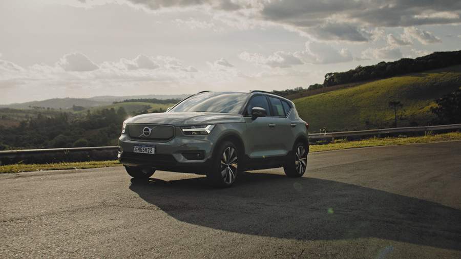 Volvo Car Brasil grava podcast de dentro do XC40 Recharge Pure Electric para explicar mitos e verdades sobre carros el&eacute;tricos