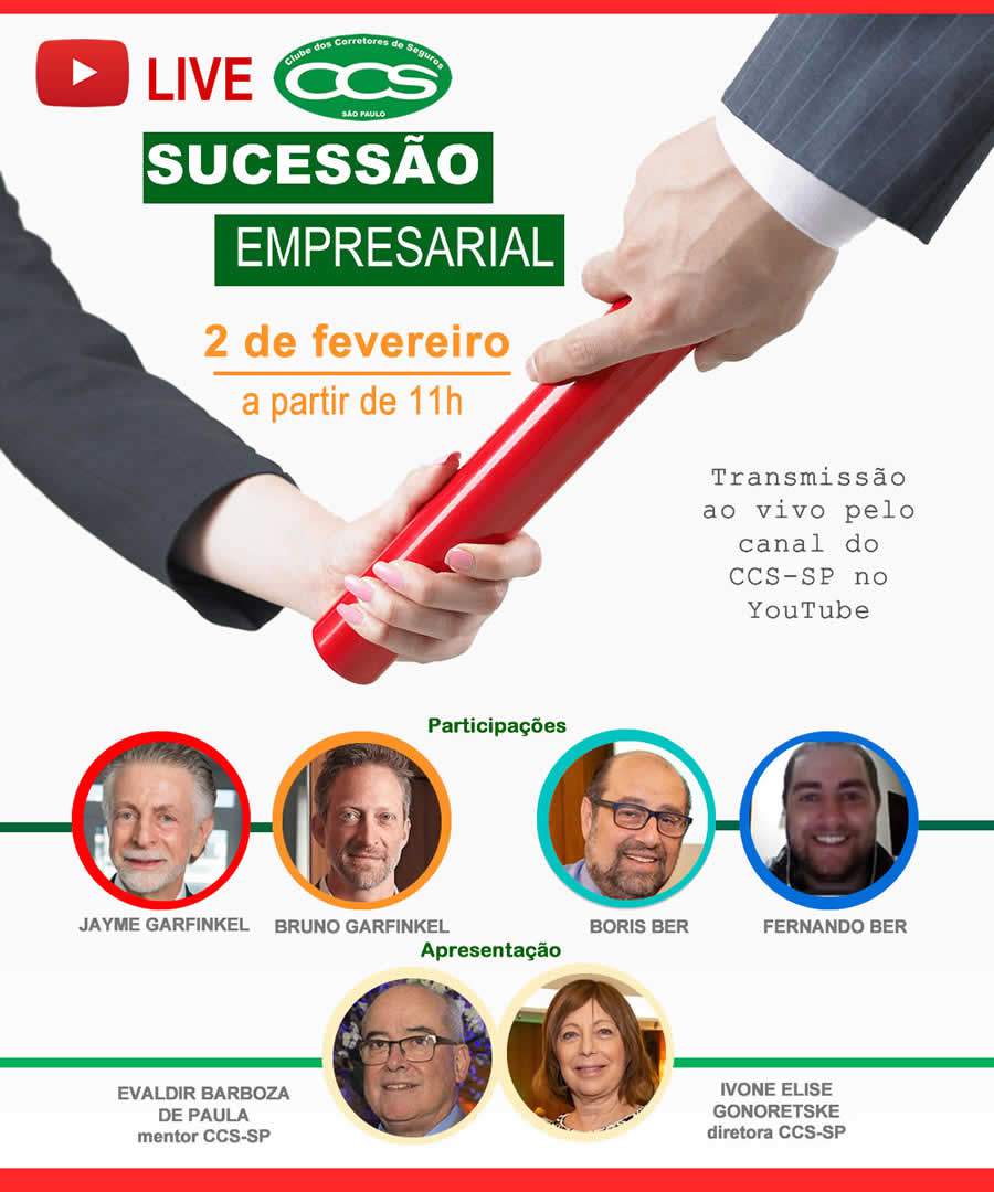 CCS-SP realizar&aacute; live para debater sucess&atilde;o empresarial