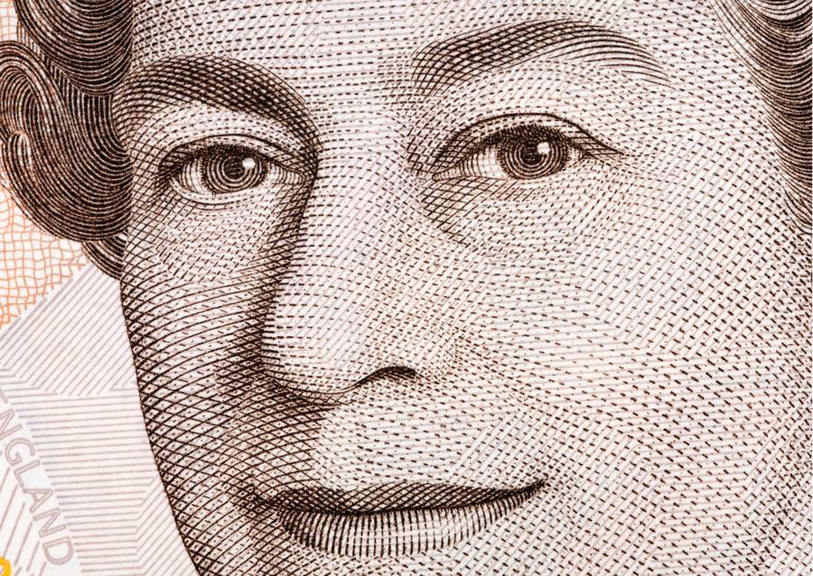 Retrato da rainha Elizabeth II do dinheiro brit&acirc;nico - Canva Divulga&ccedil;&atilde;o
