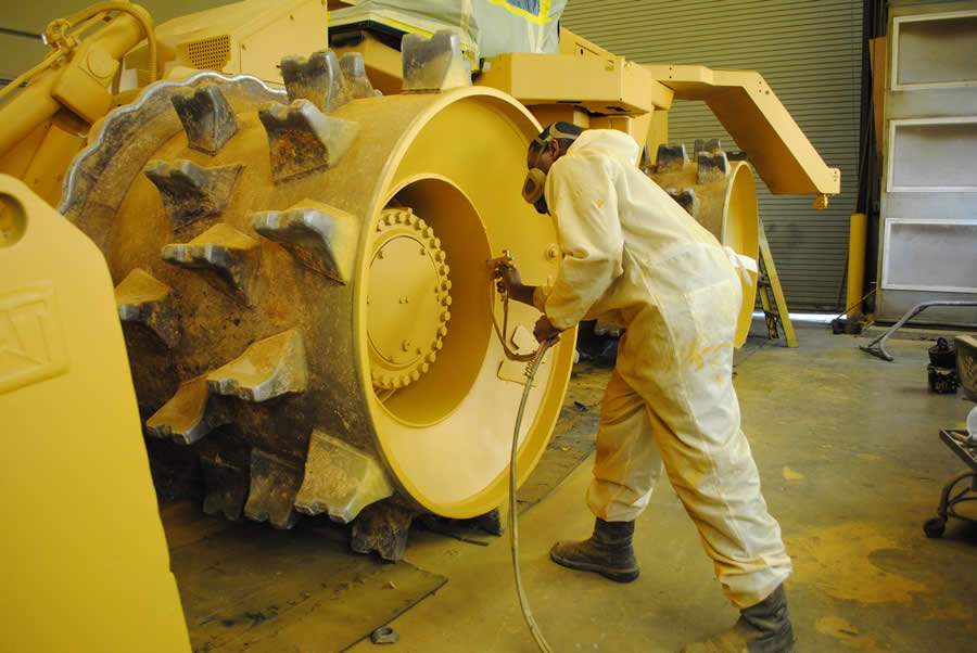 Soluções para a pintura de implementos agrícolas