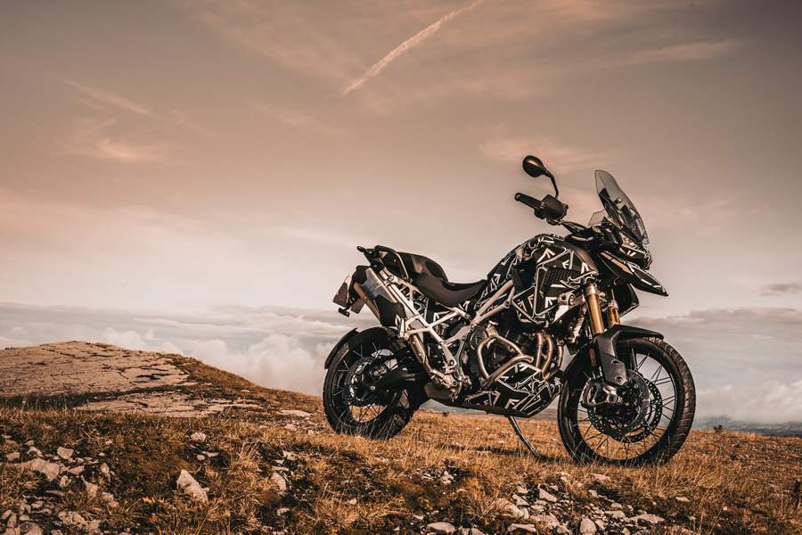 Prot&oacute;tipo da nova Triumph Tiger 1200