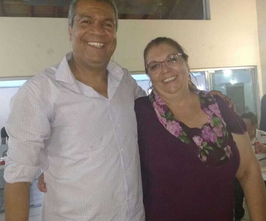 David do Nascimento e Leilane Strongren