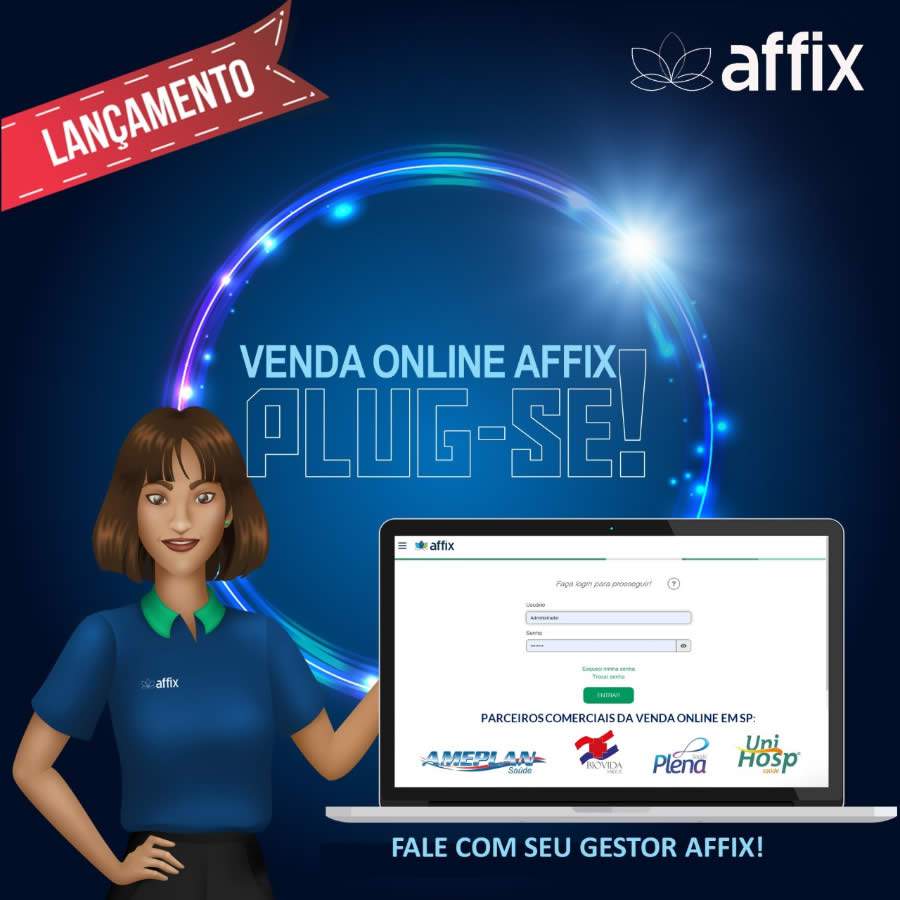 Affix inicia Vendas Online em São Paulo