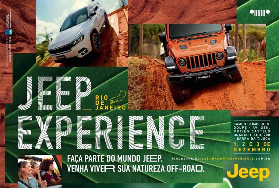 Jeep&reg; Experience desembarca no Rio de Janeiro