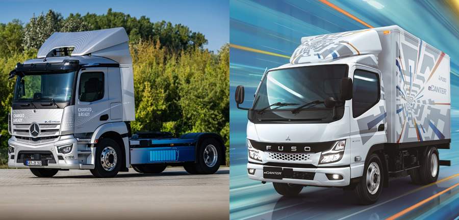 Chile &eacute; o primeiro pa&iacute;s da Am&eacute;rica Latina a receber os caminh&otilde;es el&eacute;tricos Mercedes-Benz eActros e FUSO Next Generation