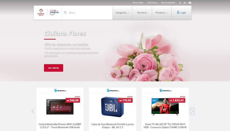 Bradesco Seguros disponibiliza novo site do Clube de Vantagens para facilitar navega&ccedil;&atilde;o de usu&aacute;rios