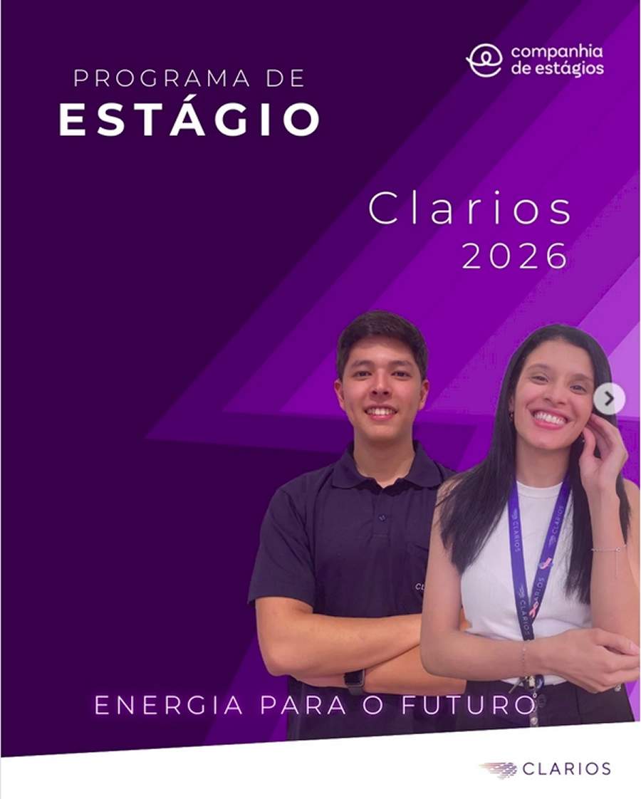 Divulgação Clarios Há vagas para estudantes de Administração, Ciências Contábeis, Economia, Engenharias, Química e áreas correlatas