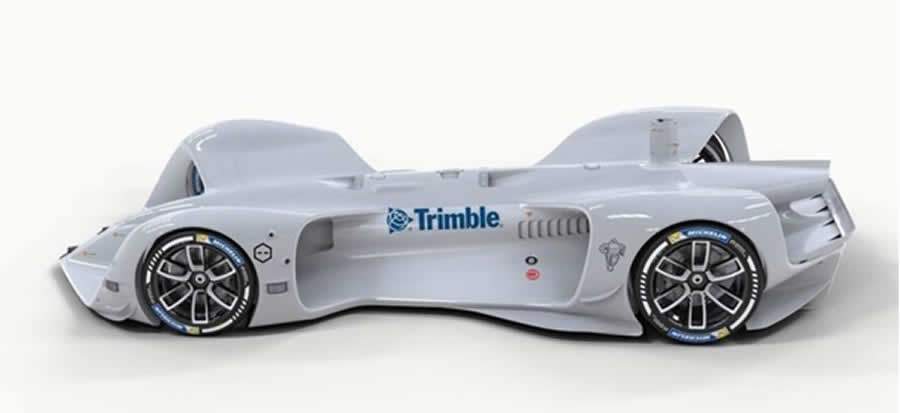 Trimble se une ao Roborace para promover corrida de carros aut&ocirc;nomos