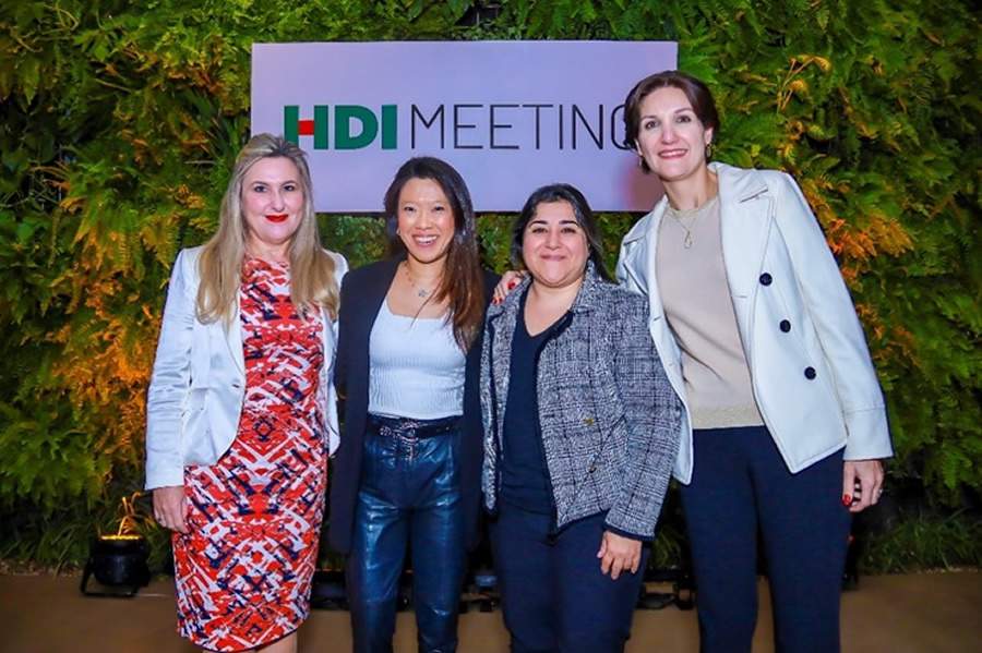 Da esquerda para a direita, Patr&iacute;cia Rodrigues, Diretora de Recursos Humanos; Cintia Kim, Superintendente de Marketing; Vanesa Bustamante, Diretora de Tecnologia da Informa&ccedil;&atilde;o, e Karen Schiavon, Diretora de Controles Internos, Jur&iacute;dico Societ&aacute;rio