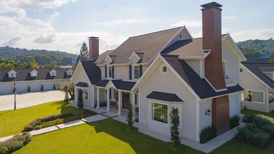 Geral da casa inspirada em estilo americano. Foto: Marketing Weiku do Brasil.