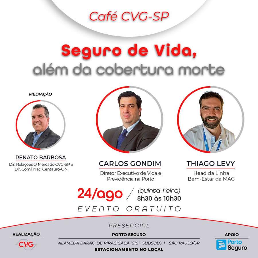 Caf&eacute; CVG-SP estreia com o tema &ldquo;Seguro de Vida, al&eacute;m da cobertura de morte&rdquo;
