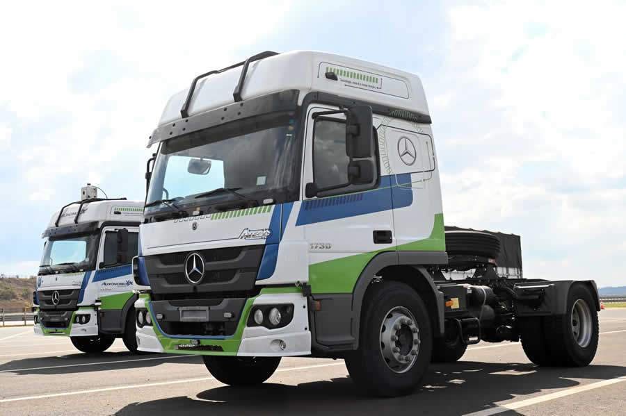 Mercedes-Benz do Brasil &eacute; l&iacute;der em tecnologias de automa&ccedil;&atilde;o para caminh&otilde;es em ambientes controlados