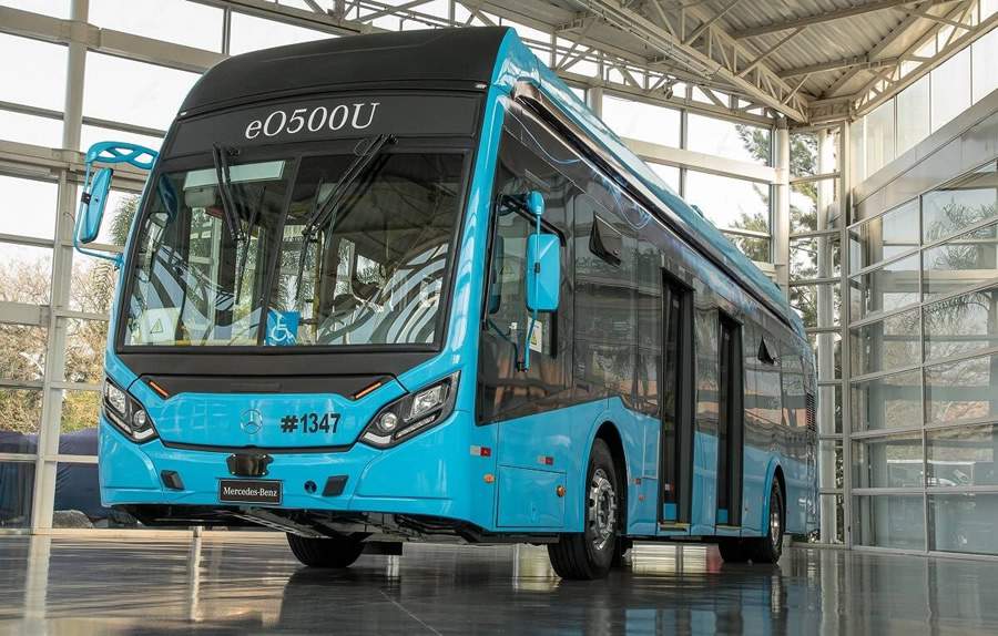 &Ocirc;nibus el&eacute;trico Mercedes-Benz recebe credenciamento para o Finame do BNDES
