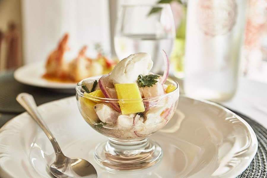 Ceviche de Peixe Branco