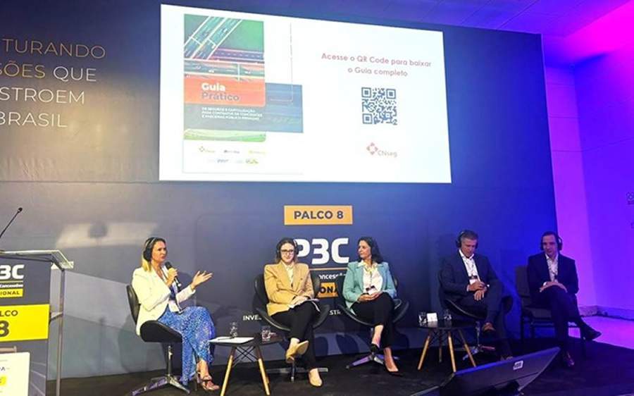 Painelistas debatem sobre o setor segurador no desenvolvimento de a&ccedil;&otilde;es para viabiliza&ccedil;&atilde;o de PPPs e concess&otilde;es. Foto: Divulga&ccedil;&atilde;o/CNseg