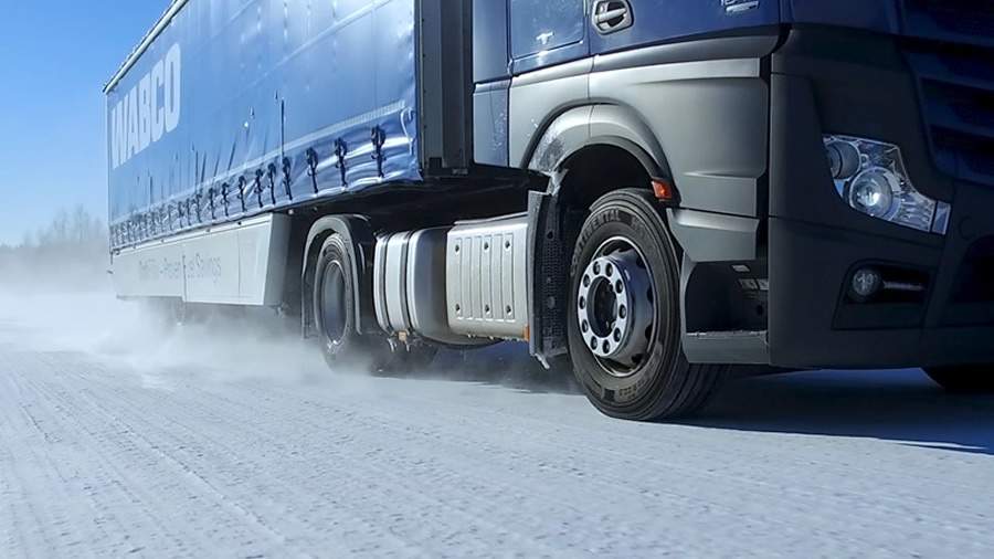 Pista para testes da WABCO em Rovaniemi, na Finlândia