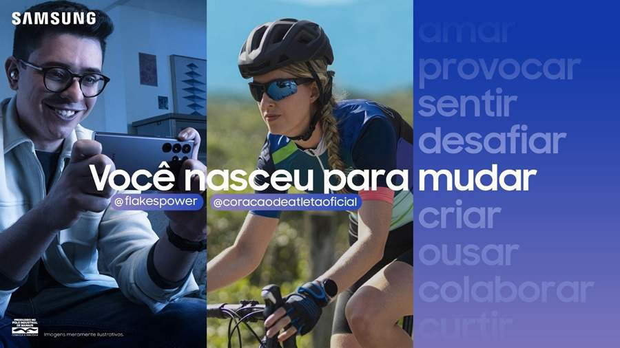 Samsung Galaxy apresenta campanha &ldquo;Voc&ecirc; Nasceu Para Mudar&rdquo;