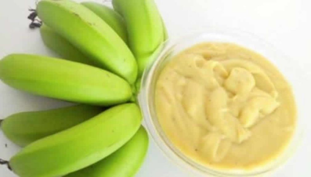 Biomassa de banana verde