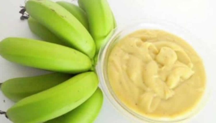 Biomassa de banana verde