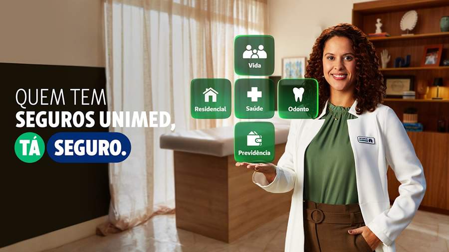 Seguros Unimed lança campanha que destaca excelência em saúde no portfólio de produto