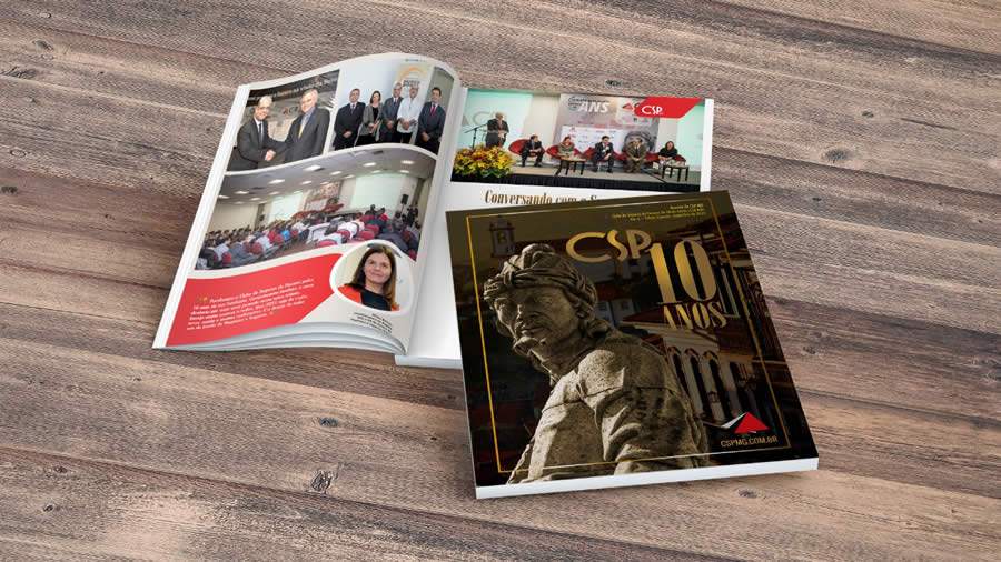 CSP-MG lança revista comemorativa dos 10 anos da entidade